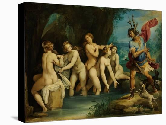 Diana and Actaeon, Ca 1604-Giuseppe Cesari-Premier Image Canvas