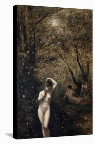 Diana Bathing, 1873-1874-Jean-Baptiste-Camille Corot-Premier Image Canvas