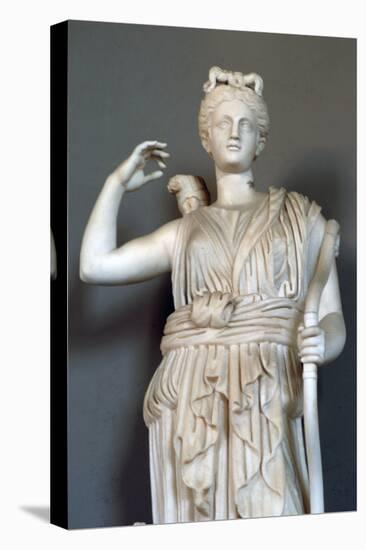 Diana, (Detail), Goddess of Hunting, Vatican Museum-null-Premier Image Canvas