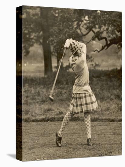 Diana Fishwick in Action at Stoke Poges Where She Won a Championship in 1927-null-Premier Image Canvas