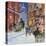 Dickensian Christmas Scene-Angus Mcbride-Premier Image Canvas