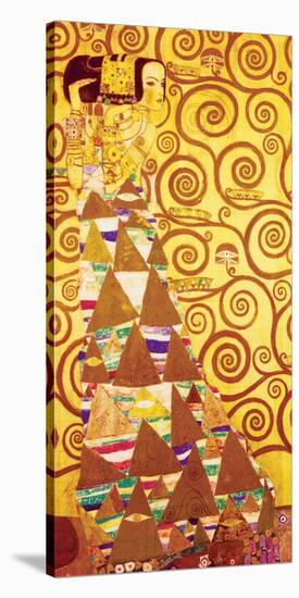 Die Erwartung-Gustav Klimt-Stretched Canvas