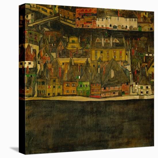 Die Kleine Stadt (II) or Kleine Stadt (III) Assembled from Separate Parts-Egon Schiele-Premier Image Canvas