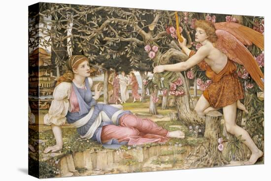 Die Liebe und das Mädchen (Love and the Maiden). 1877-John Roddam Spencer Stanhope-Premier Image Canvas