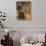 Die Musik-Gustav Klimt-Stretched Canvas displayed on a wall