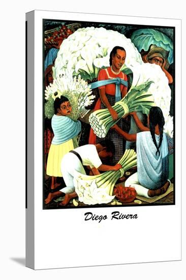 Diego Rivera (Vendedores de Flores)-Diego Rivera-Stretched Canvas