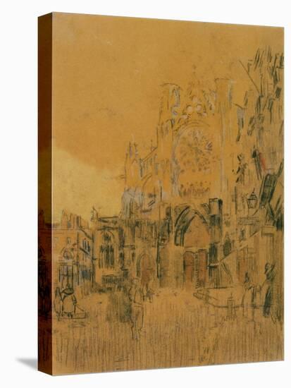 Dieppe, Study No. 2; Facade of St Jacques-Walter Richard Sickert-Premier Image Canvas