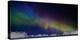 Digital Composite - Aurora Borealis or Northern Lights in Iceland and Icebergs in Greenland-null-Premier Image Canvas