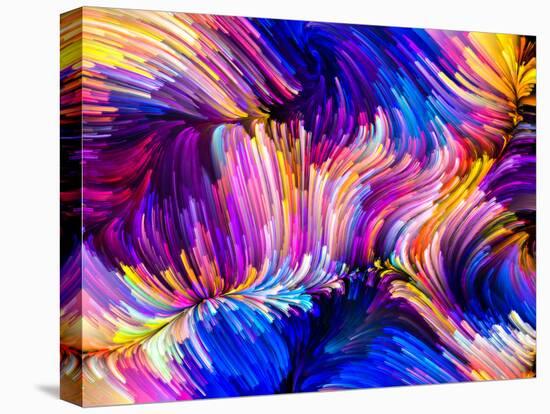 Digital Paint Series. Swirls of Fractal Brushstrokes on the Subject of Creativity and Art.-agsandrew-Premier Image Canvas