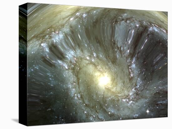 Digitally Altered Galaxy-Stocktrek Images-Premier Image Canvas