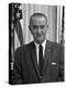 Digitally Restored American History Photo of President Lyndon B. Johnson-null-Premier Image Canvas