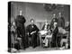 Digitally Restored Picture of President Lincoln Reading Emancipation Proclamation-Stocktrek Images-Premier Image Canvas