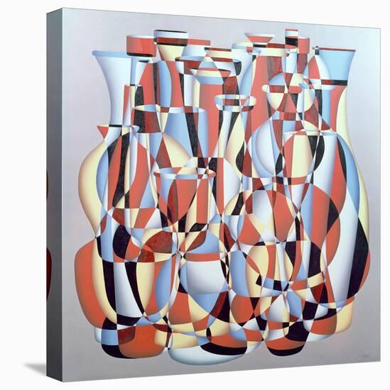 Dimentional Transposition, Vermillion Cerulean-Brian Irving-Premier Image Canvas