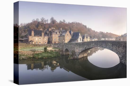 Dinan, the old bridge.-Philippe Manguin-Premier Image Canvas