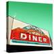 Diner Neon Retro Sign in America-Salvatore Elia-Premier Image Canvas