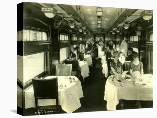 Dining Car with Passengers, 1925-Asahel Curtis-Premier Image Canvas