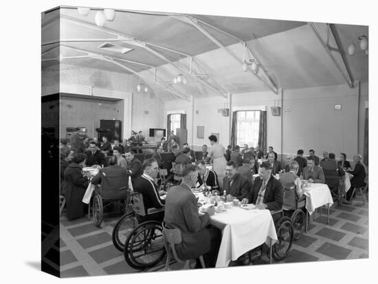 Dining Hall of the Ciswo Paraplegic Centre, Pontefract, West Yorkshire, 1960-Michael Walters-Premier Image Canvas