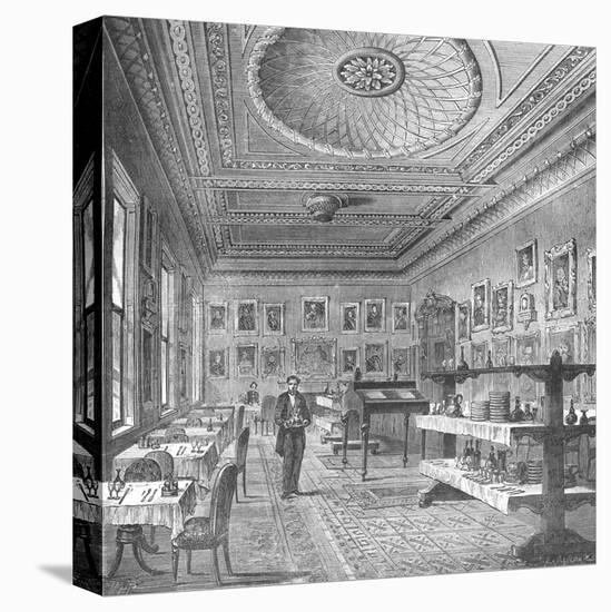 Dining Room of the Garrick Club, 1897-null-Premier Image Canvas