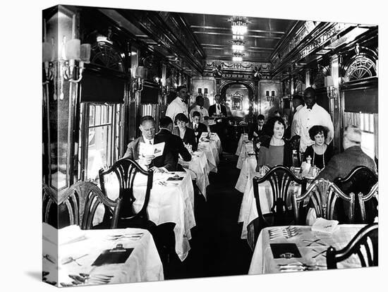 Dining Service on the B&O: Washington Dining Car-null-Premier Image Canvas