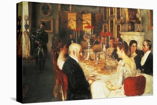 Dinner at Haddo House-Alfred Edward Emslie-Premier Image Canvas