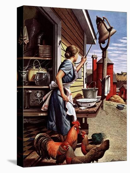 "Dinner Bell," October 21, 1944-Stevan Dohanos-Premier Image Canvas