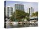 Dinner Key Marina in Coconut Grove, Miami, Florida, United States of America, North America-Richard Cummins-Premier Image Canvas