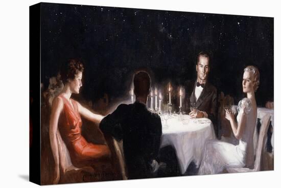 Dinner unter Sternen (Dinner Under the Stars)-McClelland Barclay-Premier Image Canvas