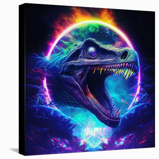 Dino Logo 2-null-Stretched Canvas
