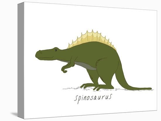 Dino Spinosaurus-Designs Sweet Melody-Stretched Canvas