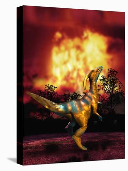 Dinosaur Extinction-Victor Habbick-Premier Image Canvas