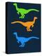 Dinosaur Family 12-NaxArt-Stretched Canvas