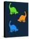 Dinosaur Family 18-NaxArt-Stretched Canvas