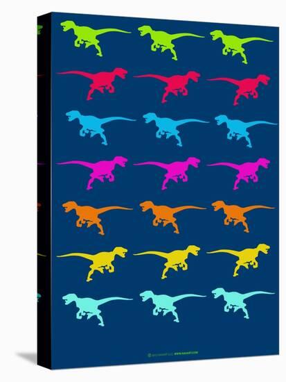 Dinosaur Family 5-NaxArt-Stretched Canvas