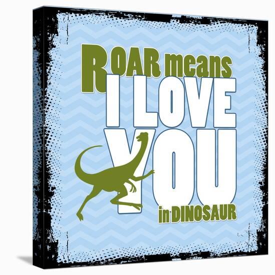 Dinosaur Love-null-Premier Image Canvas