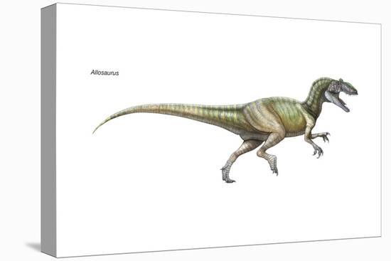 Dinosaur-Encyclopaedia Britannica-Stretched Canvas