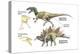 Dinosaur-Encyclopaedia Britannica-Stretched Canvas