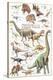 Dinosaurs, Jurassic Period-null-Stretched Canvas