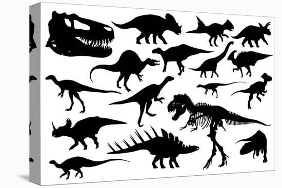 Dinosaurs-laschi adrian-Stretched Canvas