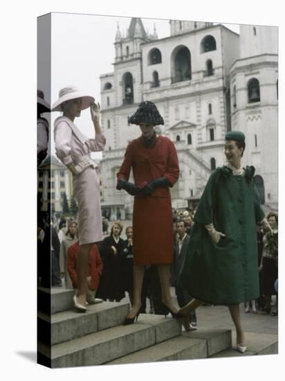 Dior Models in Soviet Union for Officially Sanctioned Fashion Show-null-Premier Image Canvas