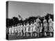 Director Oveta Culp Hobby Reviewing Wacs on Parade Ground-null-Premier Image Canvas