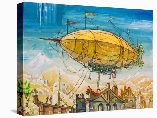 Dirigible-Leks-Stretched Canvas