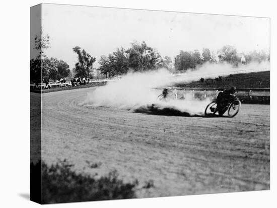 Dirt Track Motorbike Racing, 1913-null-Premier Image Canvas