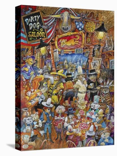 Dirty Dog Saloon-Bill Bell-Premier Image Canvas