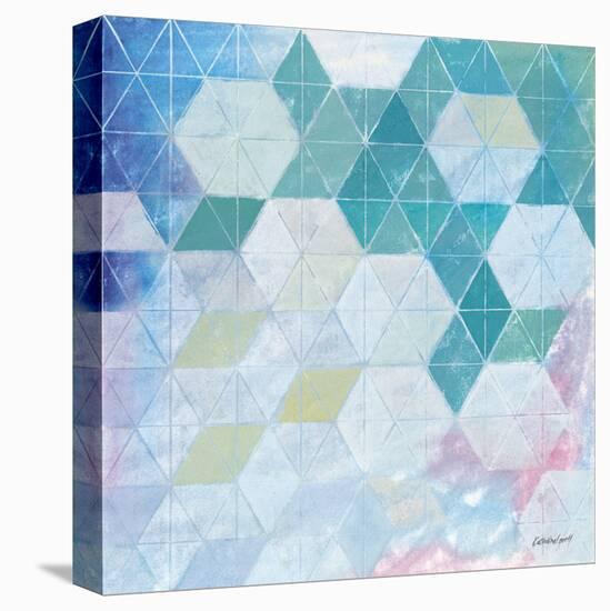 Disappearing Triangles-Kathrine Lovell-Stretched Canvas