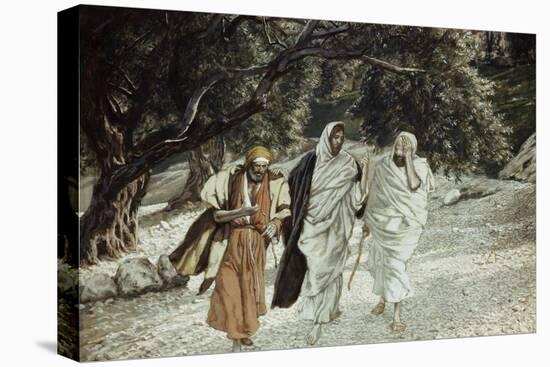 Disciples on the Road to Emmaus-James Tissot-Premier Image Canvas