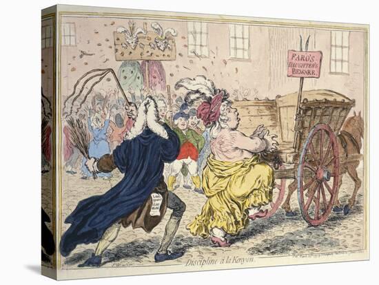 'Discipline A La Kenyon', March 25Th 1797 (Hand-Coloured Etching)-James Gillray-Premier Image Canvas