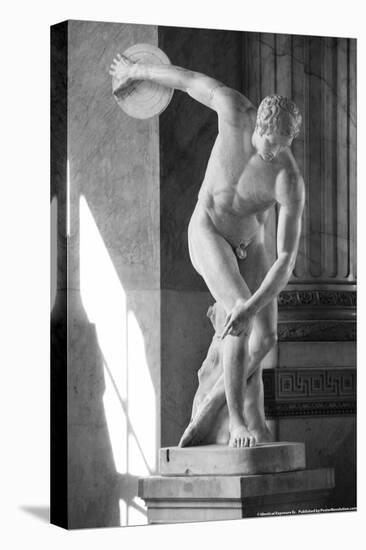 Discobolus Rome Italy-null-Stretched Canvas