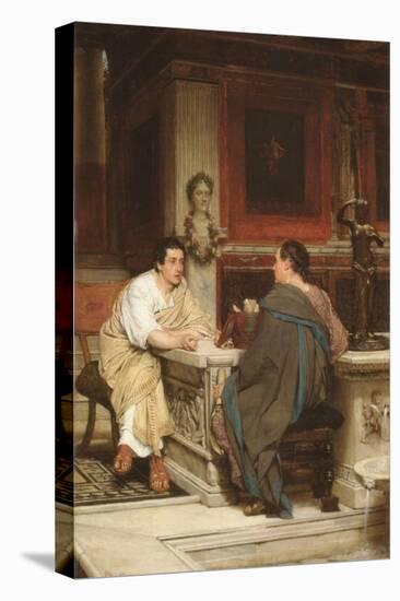 Discourse-Sir Lawrence Alma-Tadema-Stretched Canvas