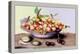 Dish of Small Pears with Medlars and Cherries-Giovanna Garzoni-Stretched Canvas