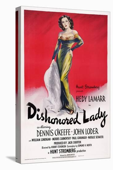 Dishonored Lady, Hedy Lamarr, 1947-null-Stretched Canvas